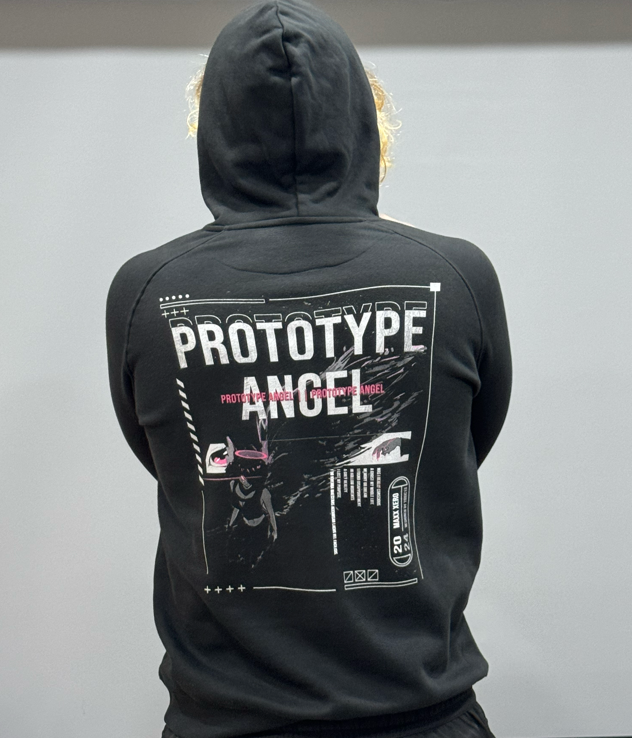 Prototype Angel TYPE-05 Black Hoodie