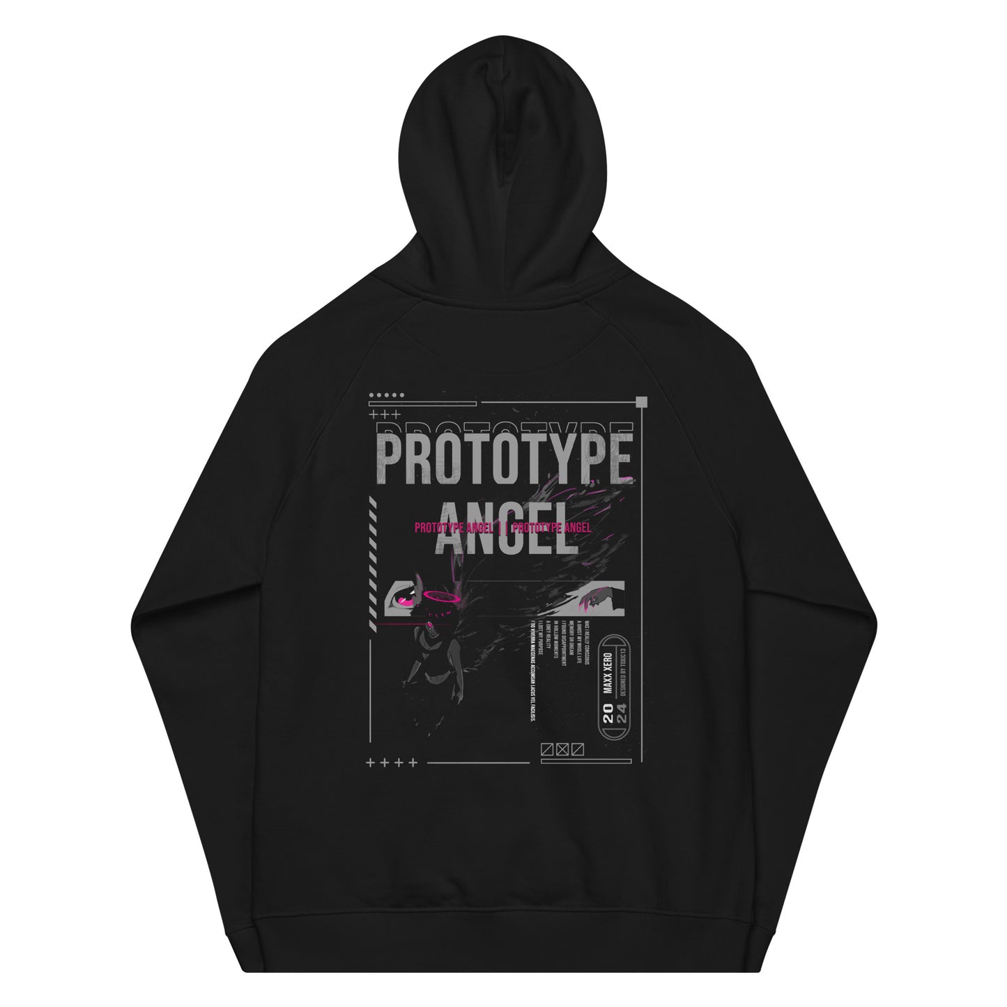 Prototype Angel TYPE-05 Black Hoodie