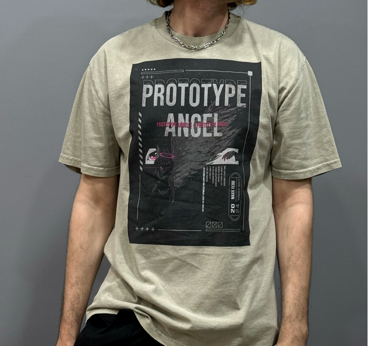 Prototype Angel TYPE-04 Beige Oversized Shirt